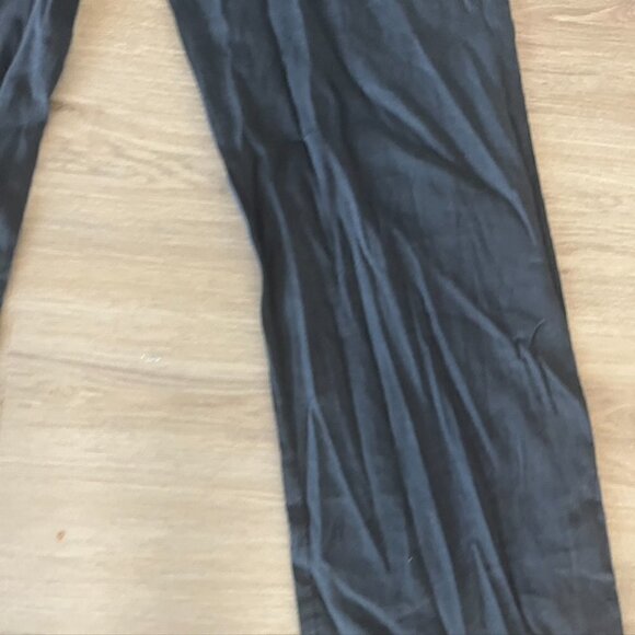Eileen Fisher  Wide Leg Knit Dress Pants Italian Yarn Gray 12 - Picture 3 of 7